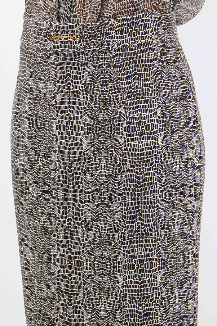 Lounguette Stampa Pitone Nero-7