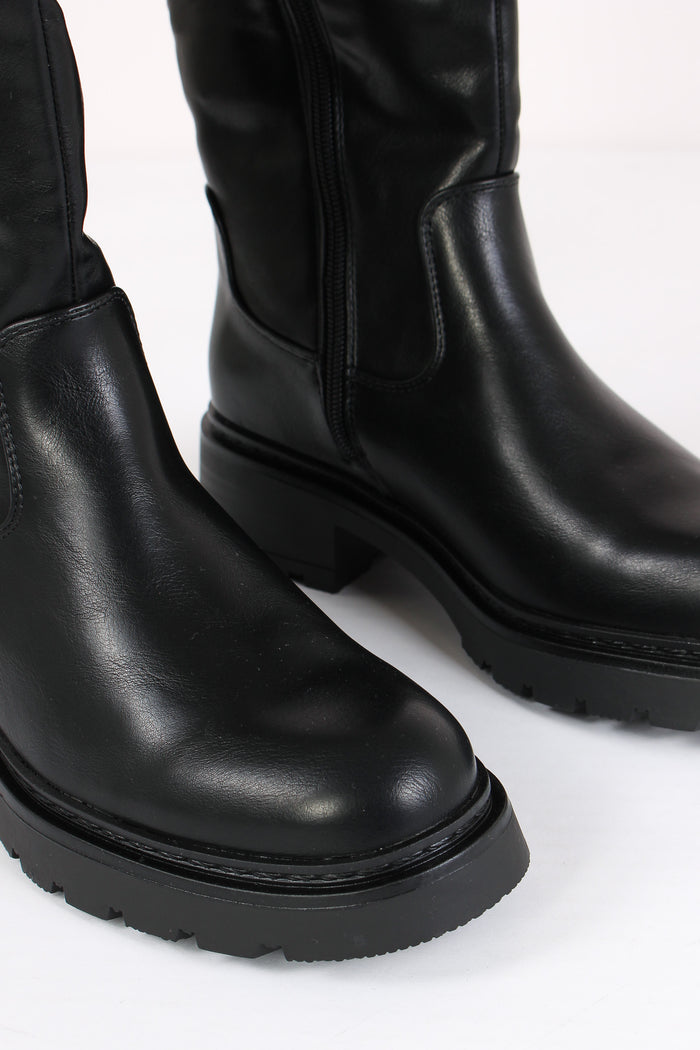 Stivale Gambale Alto Black-6