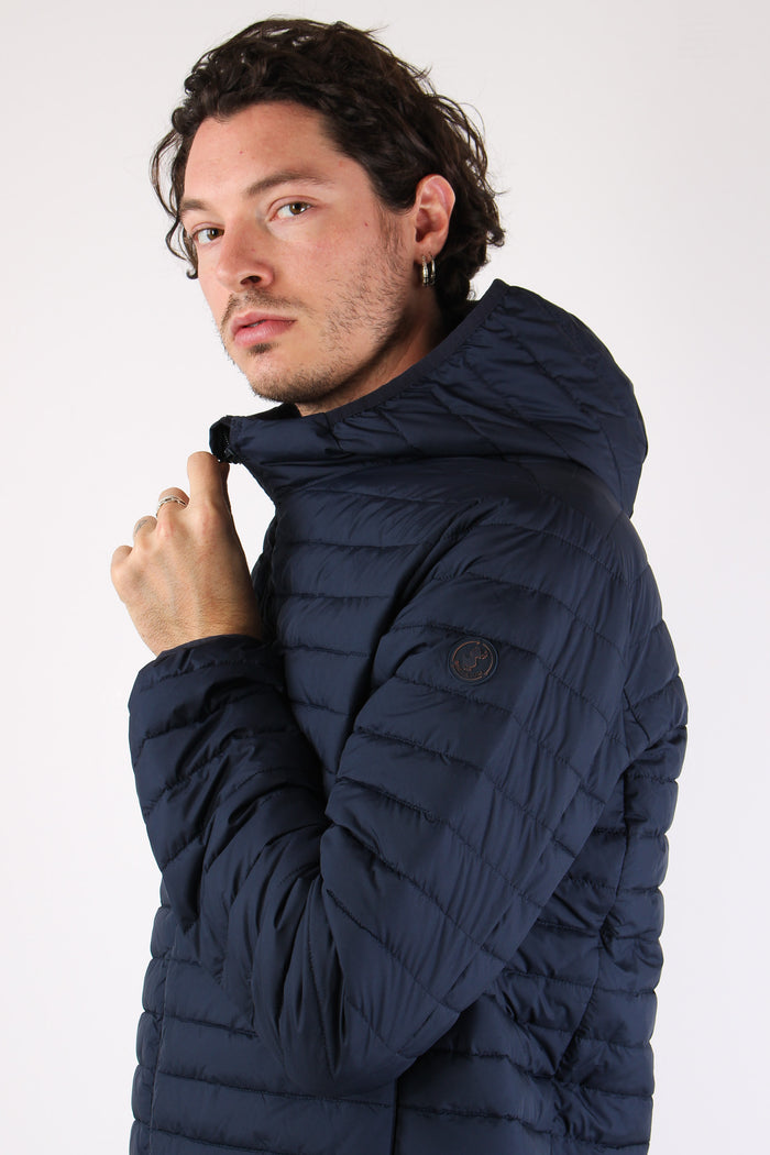 Cael Giubbotto Cappuccio Navy Blue-8