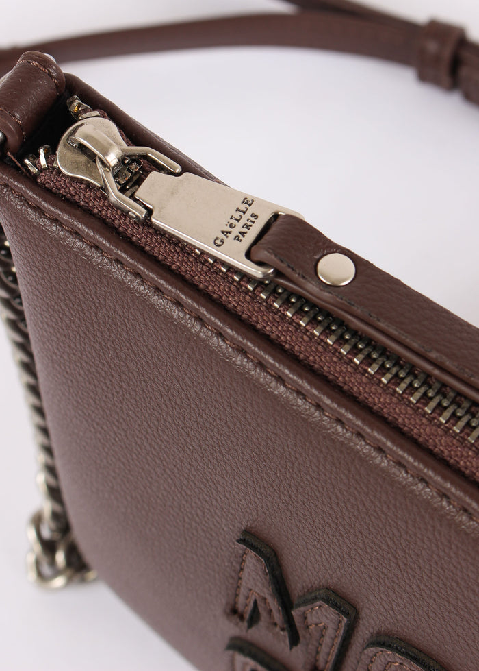 Pochette Tracolla Maxi Logo Rilievo Moro-7