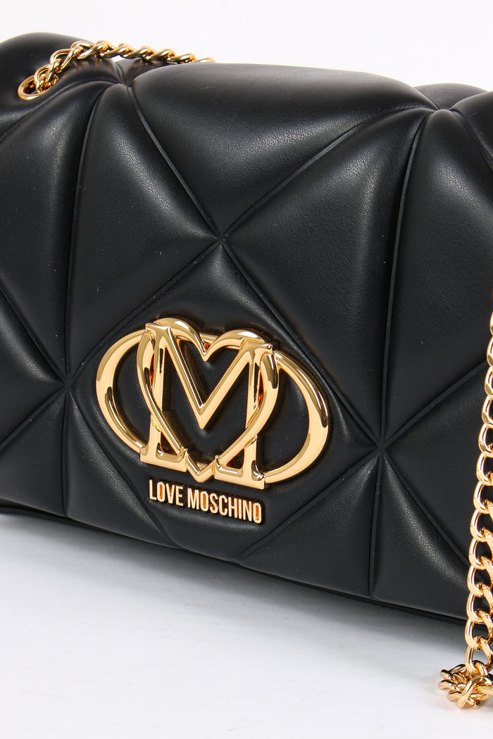 Tracolla Sali Scendi Matelasse Nero-5