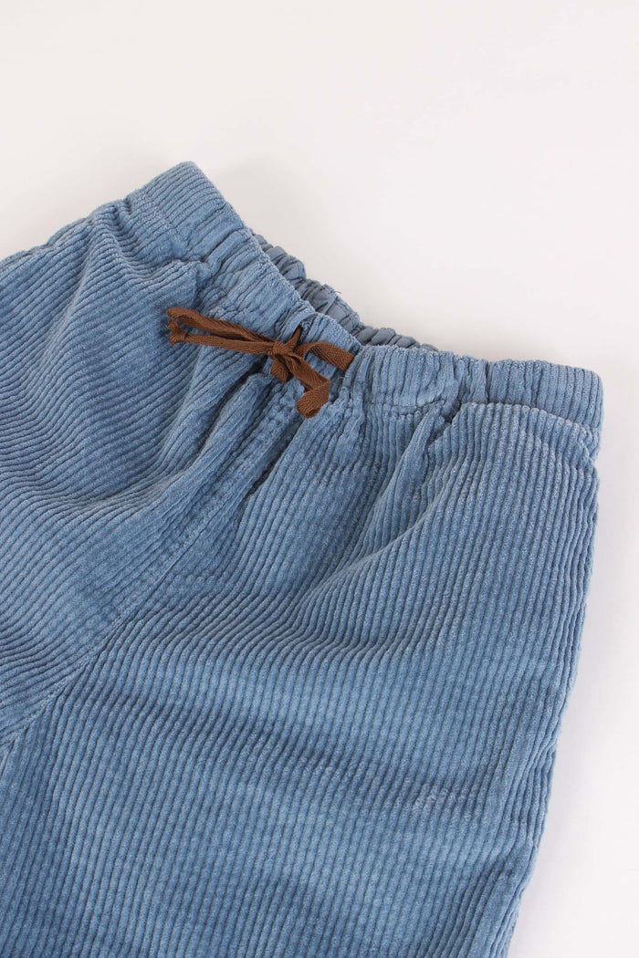 Pantalone Velluto Stretch Vintage Azur-4