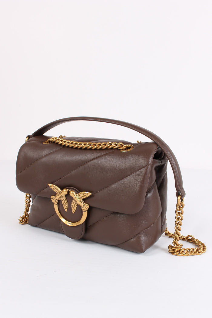 Tracollina Love Puff Nappa Marrone Castagna-4