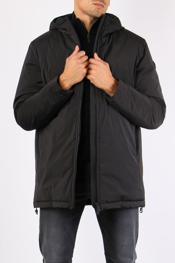 Soprabito Liscio Ovatta Nero-2