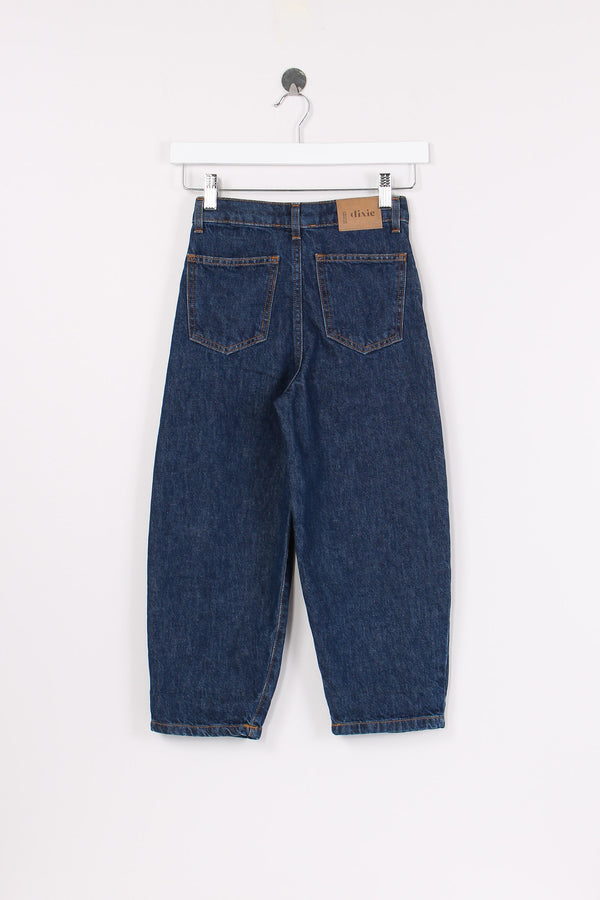 Jeans Momfit Blu Denim-2