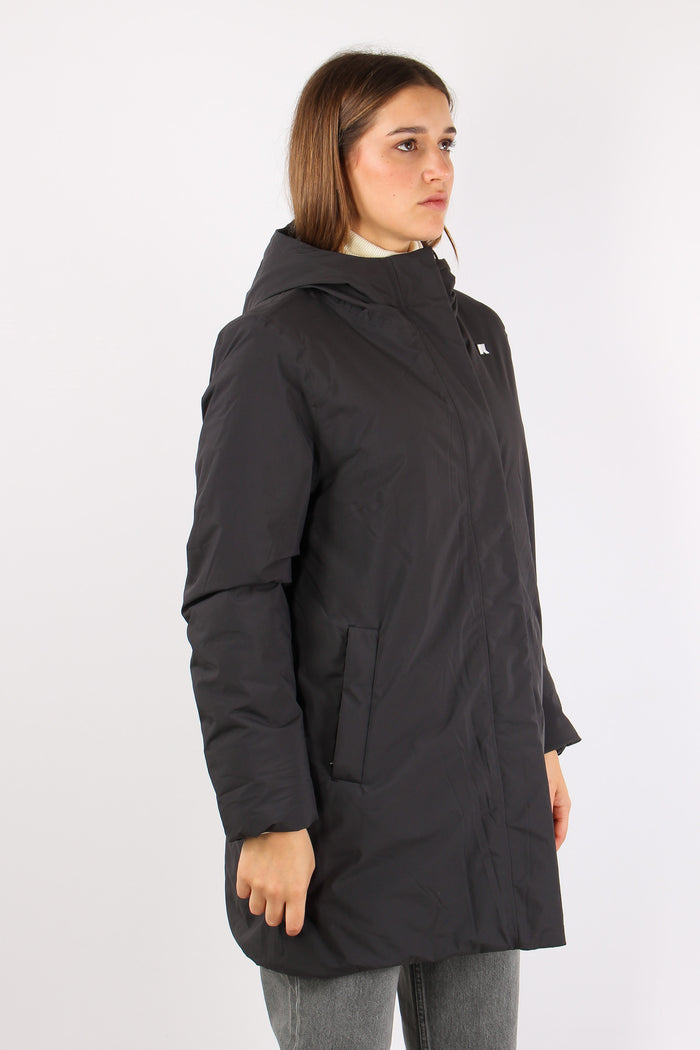 Giubbotto Lungo Marmotta Black Blue-6