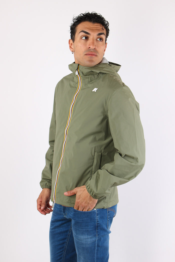 Giubbotto Cappuccio Stretch Green-3