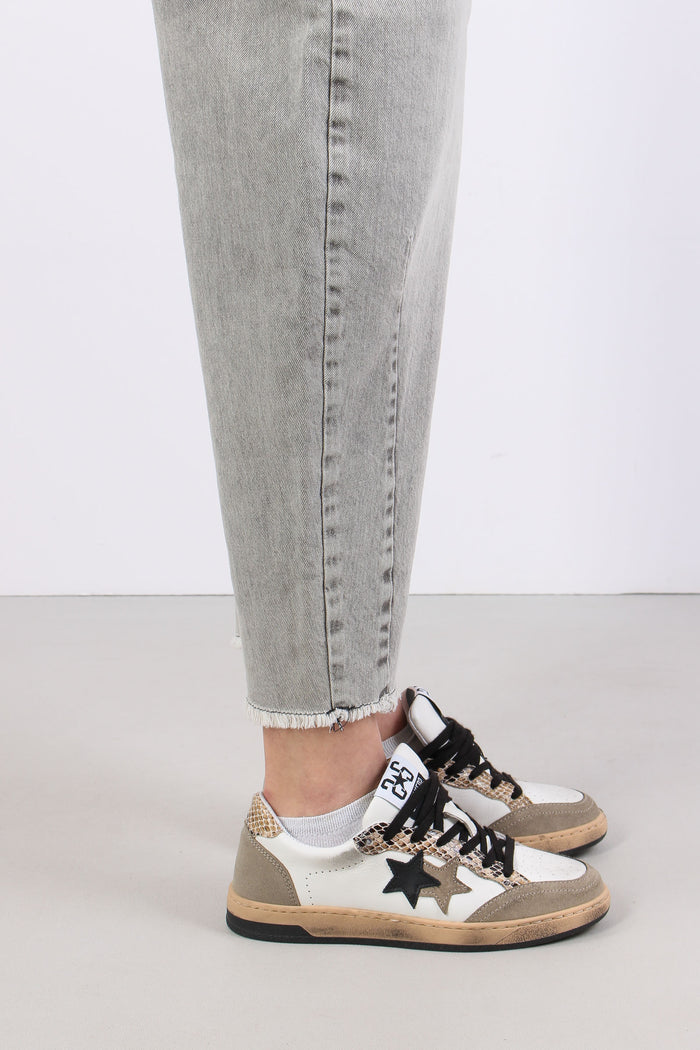 Denim Barrel Sporcato Grigio-6