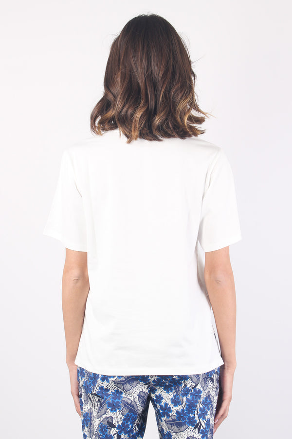 Deodara T-shirt Cotone Bianco-2