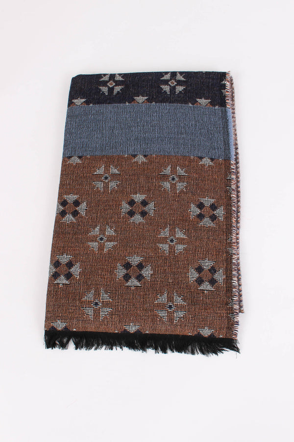 Sciarpa Azteca Blu Navy