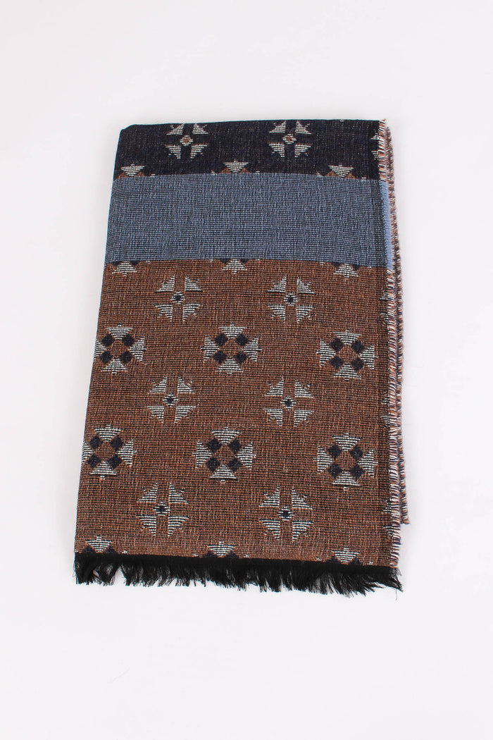 Sciarpa Azteca Blu Navy