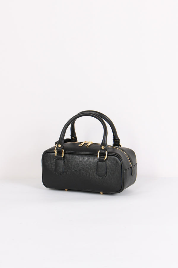 Maxi Bauletto Zip Nero-2