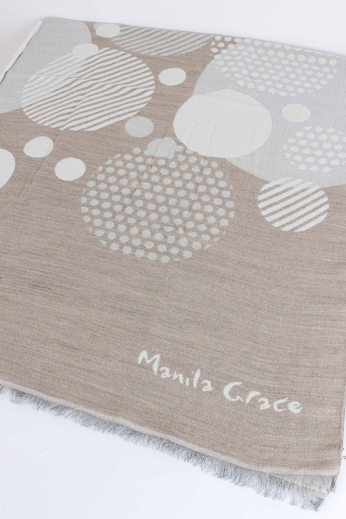 Sciarpa Maxi Pois Vanilla-2