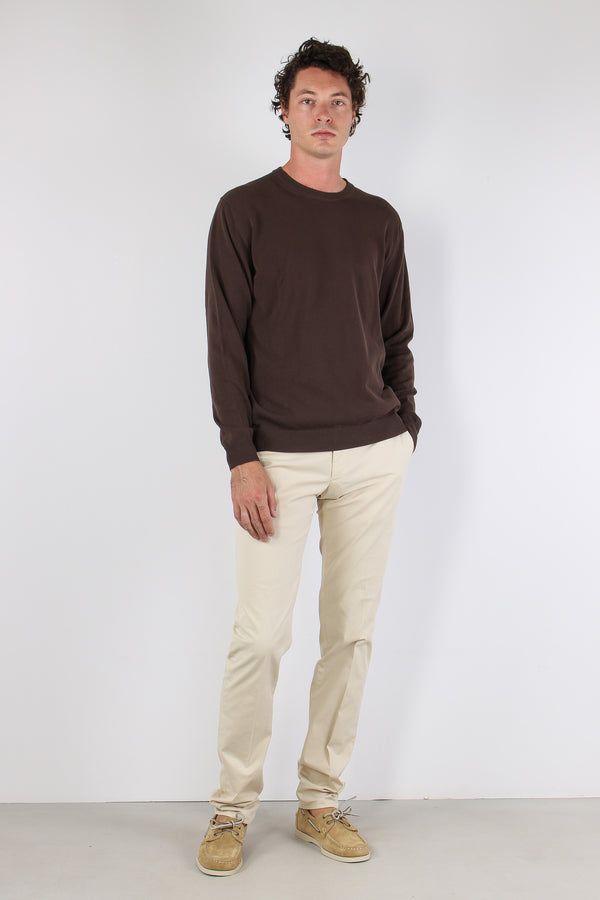 Maglia Girocollo Crepe Moro-2