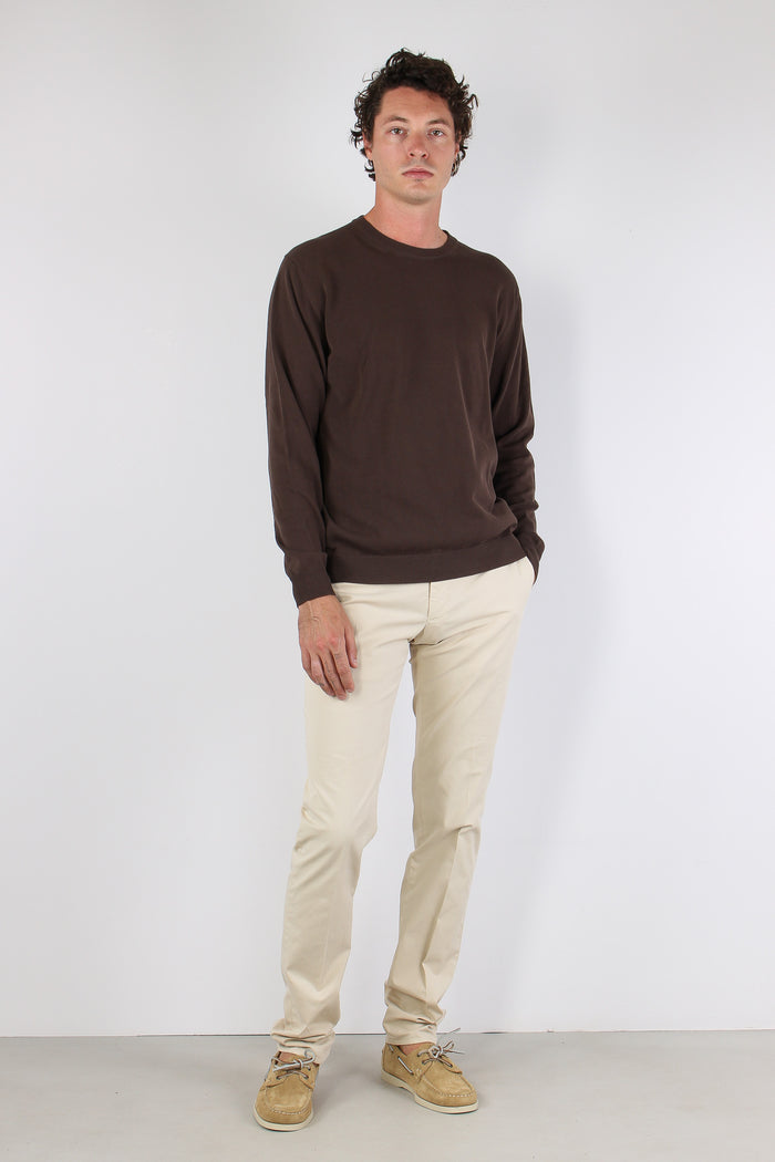 Maglia Girocollo Crepe Moro-2