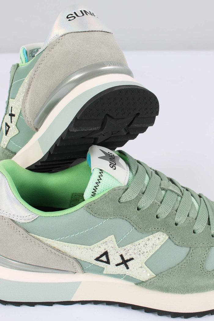 Sneakers  Stargirl Glitter Logo Verde-8