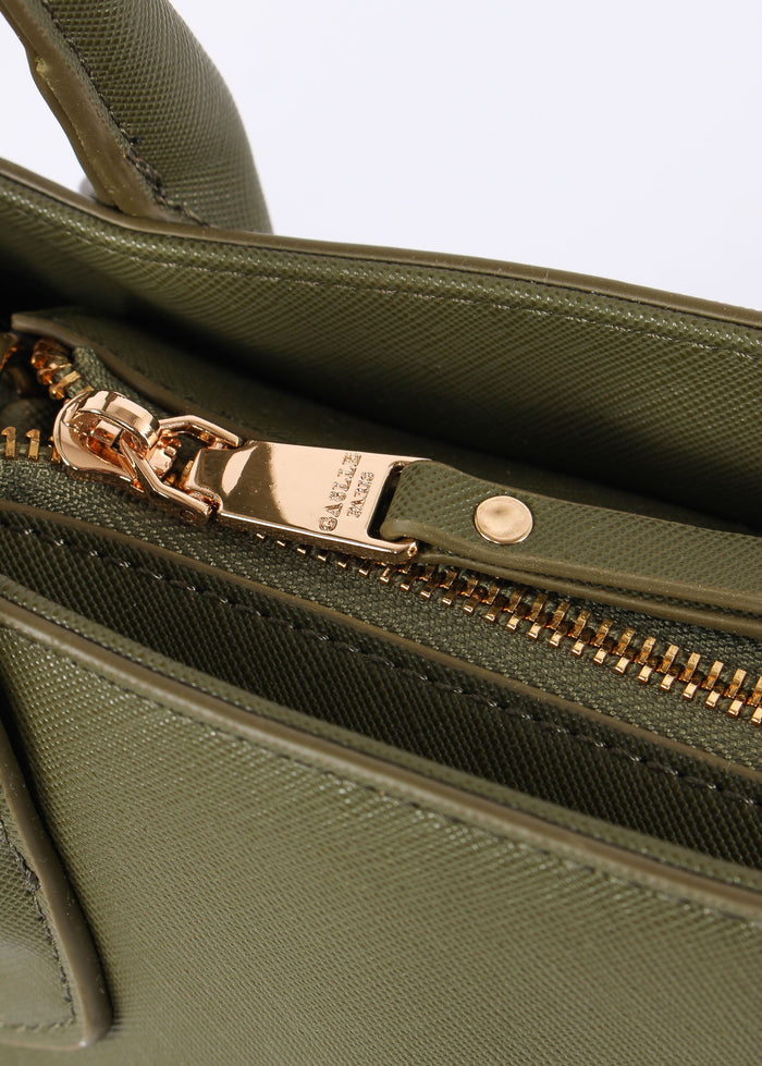 Shopping Saffiano Maxi Logo Verde Bosco-8