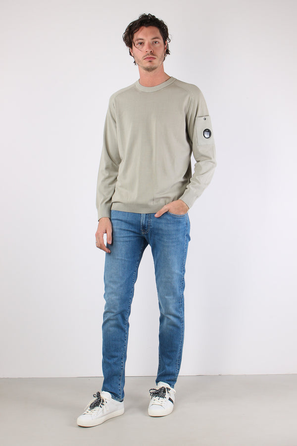 Maglia Girocollo Cotone Lente Dove