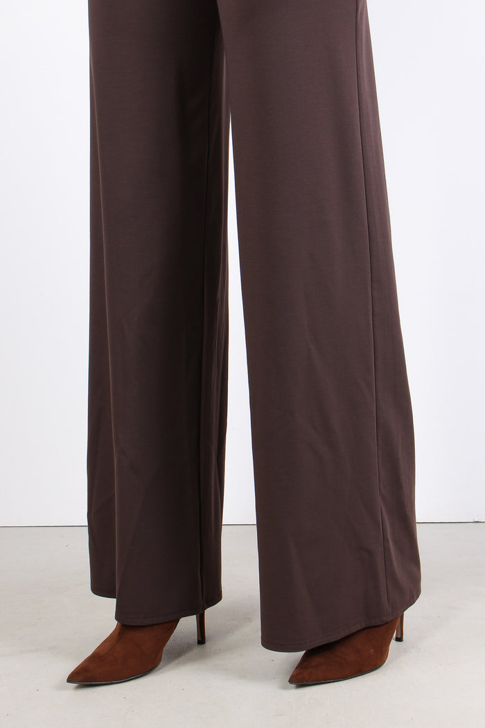 Pantalone Palazzo Misto Viscos Moro-8