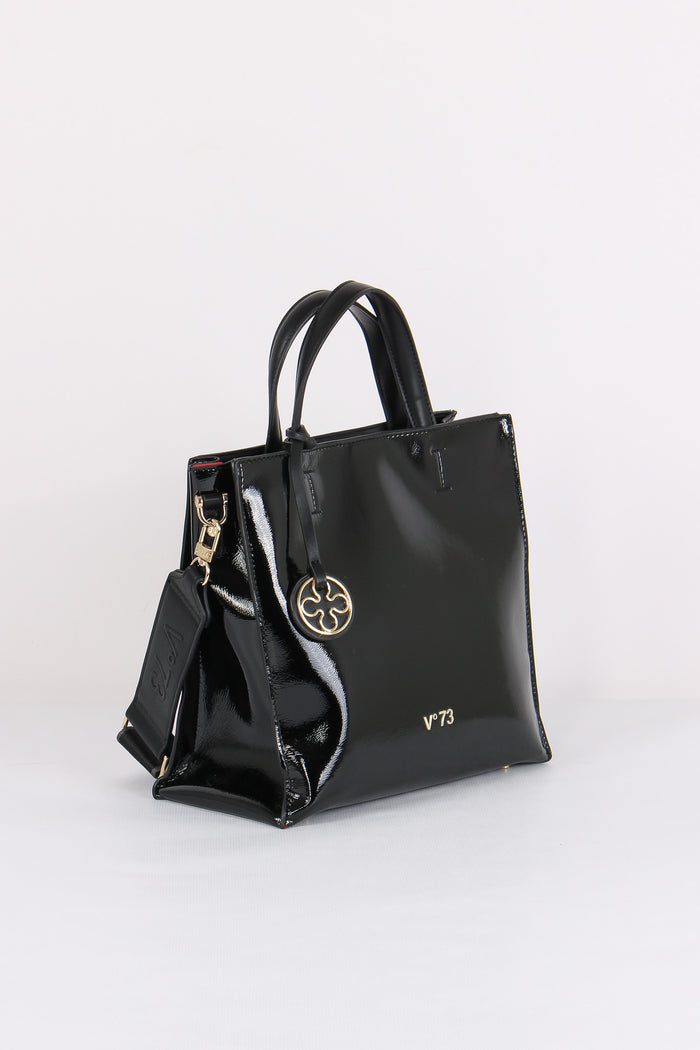 Blake Shopping Vernice Verticale Nero-6
