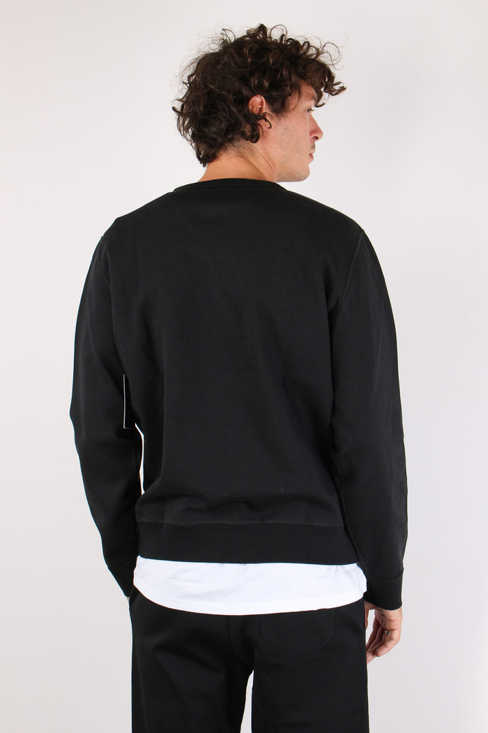 Felpa Girocollo Polo Black-3
