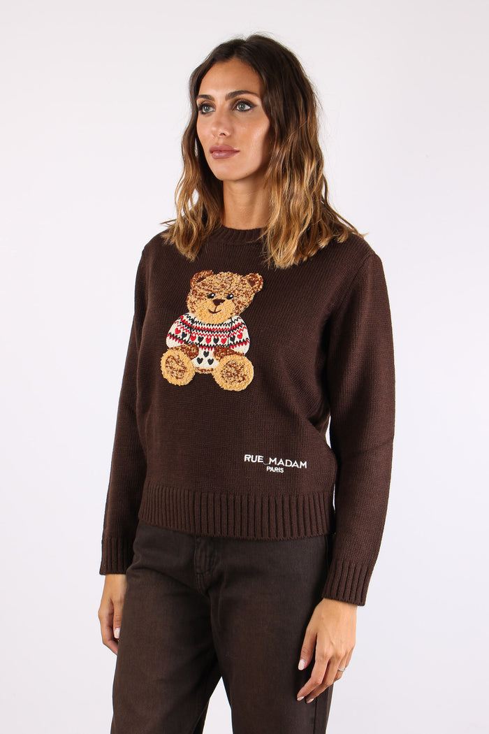 Pullover Orsetto Brown-3