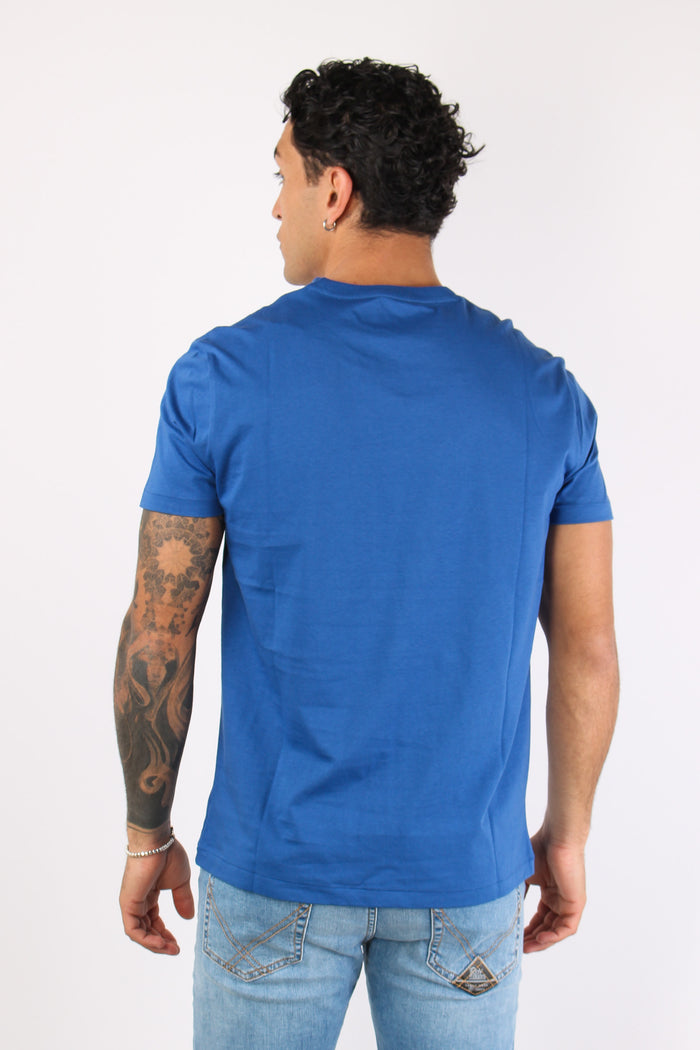 T-shirt Custom Slim Fit Dusty Azure-4
