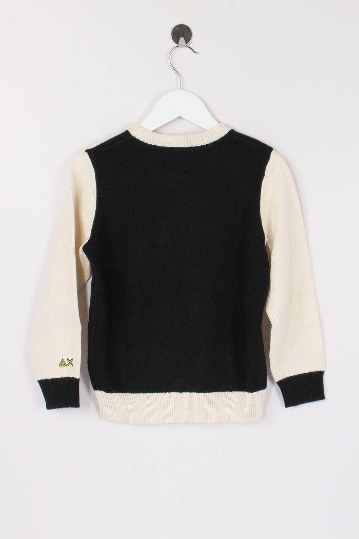 Pullover Lana Cashmere Bicolor Nero/bianco-3