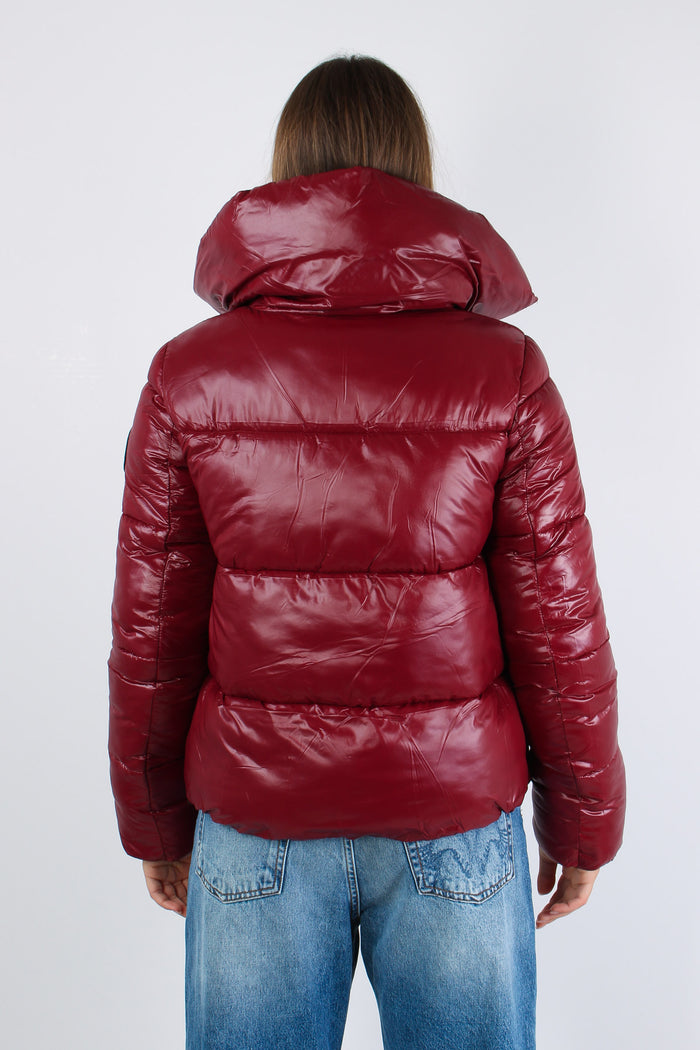 Isla Piumino Collo In Piedi Wine Red-5