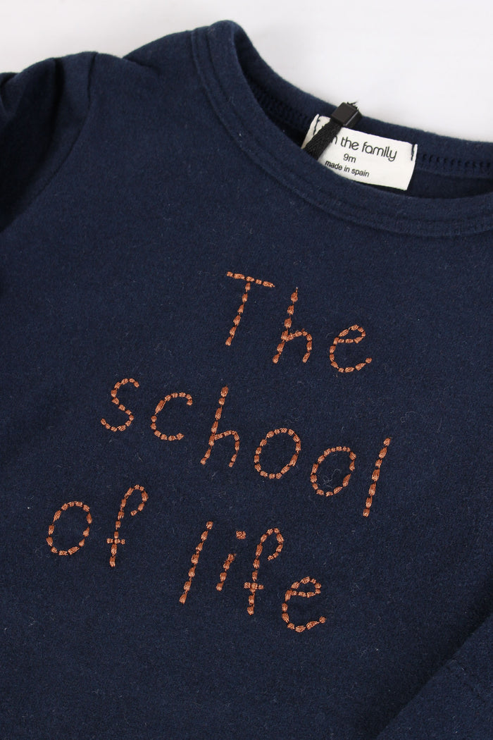 T-shirt Ml School Of Life Dark Blue-3