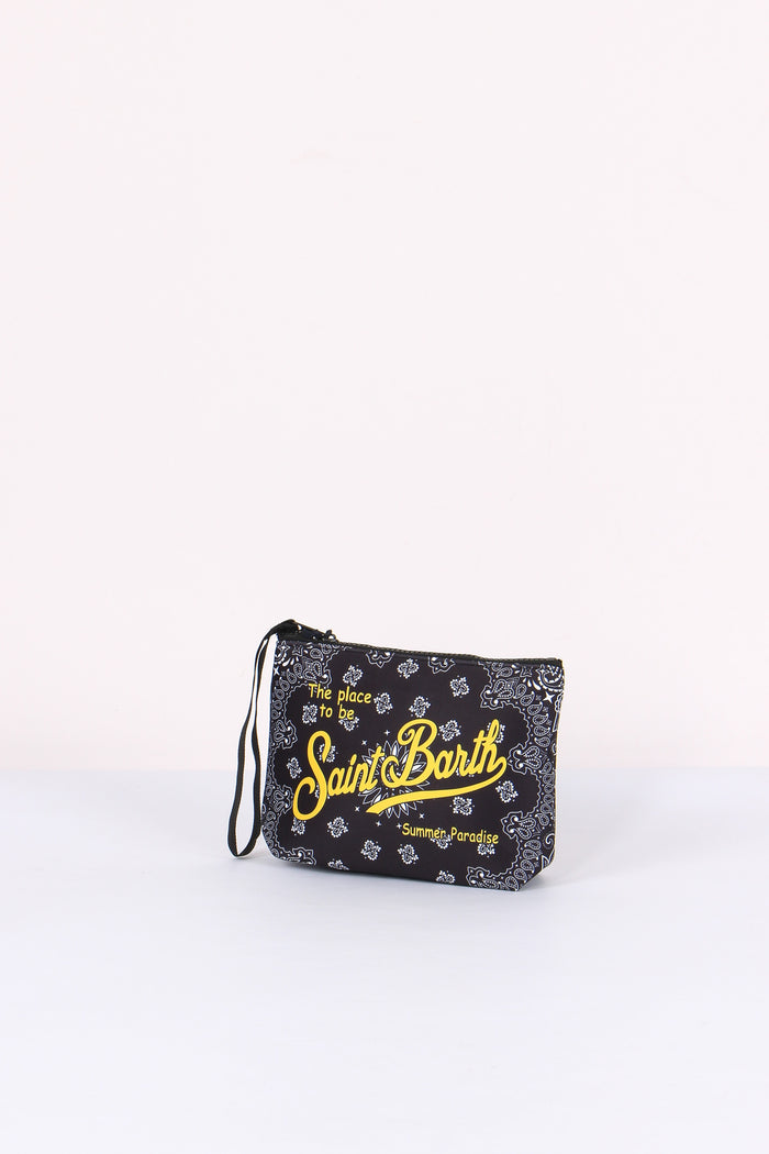 Aline Pochette Fantasia Bandana Nero-2