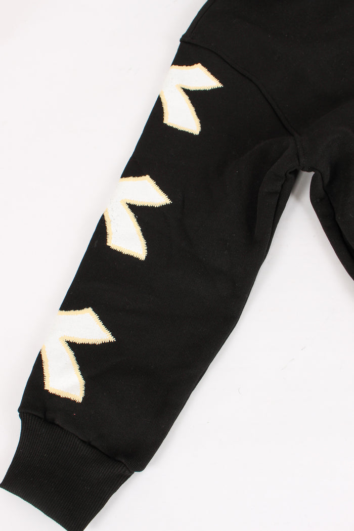 Felpa Cappuccio Zip Nero-5