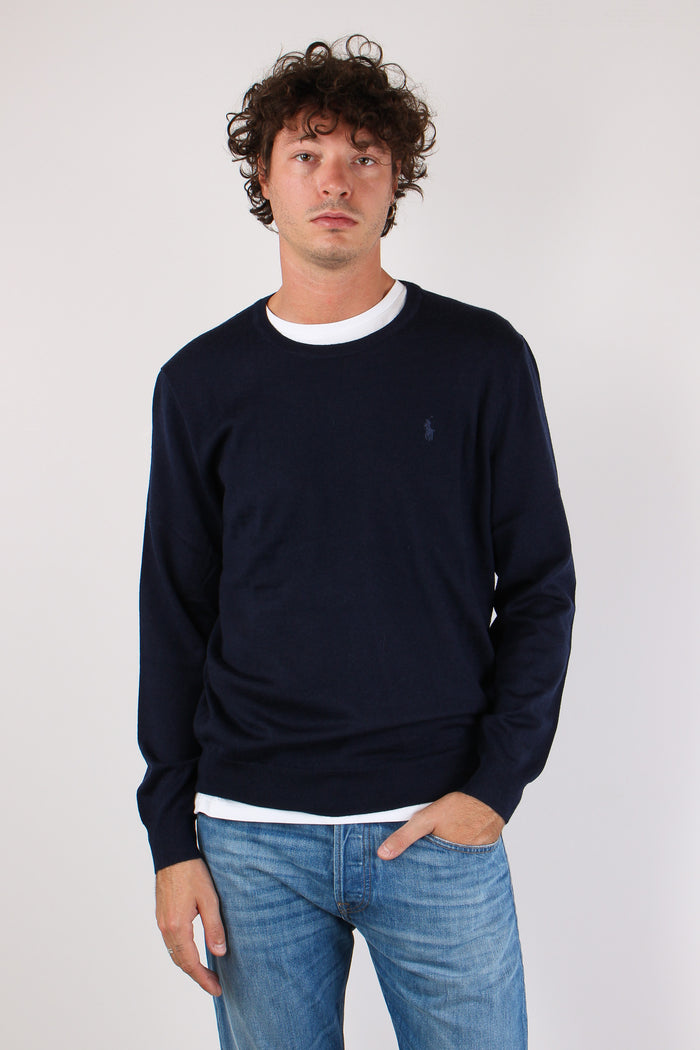 Maglia Girocollo Polsino Cosa Hunter Navy