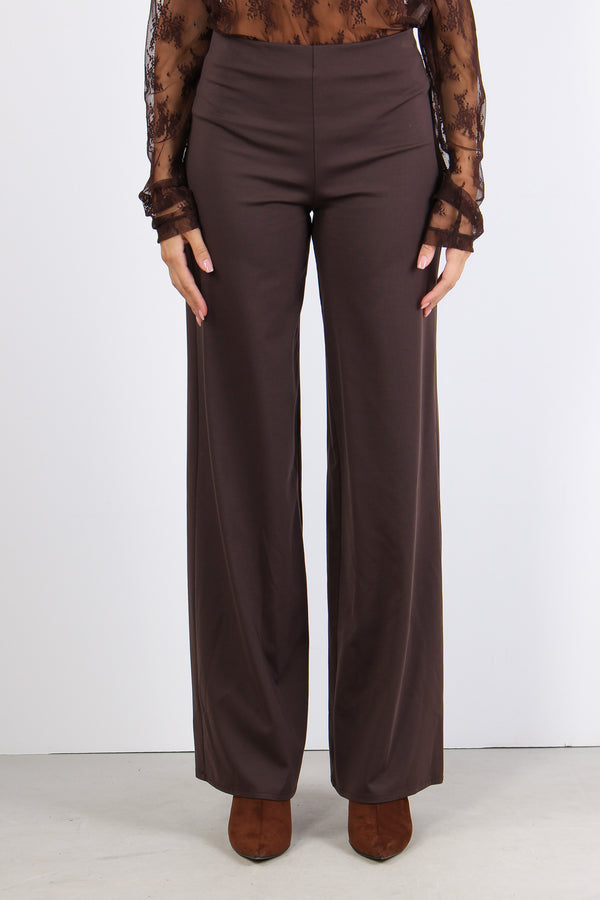 Pantalone Palazzo Misto Viscos Moro-2