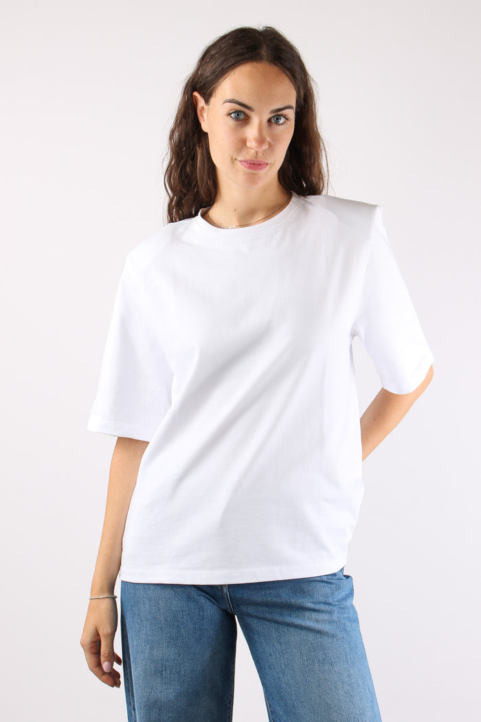 T-shirt Spalline Bianco-4