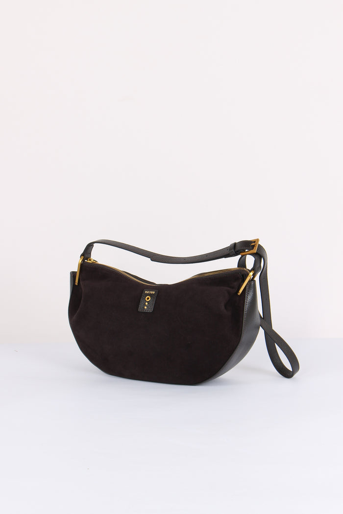 Hobo Suede Dark Brown-2