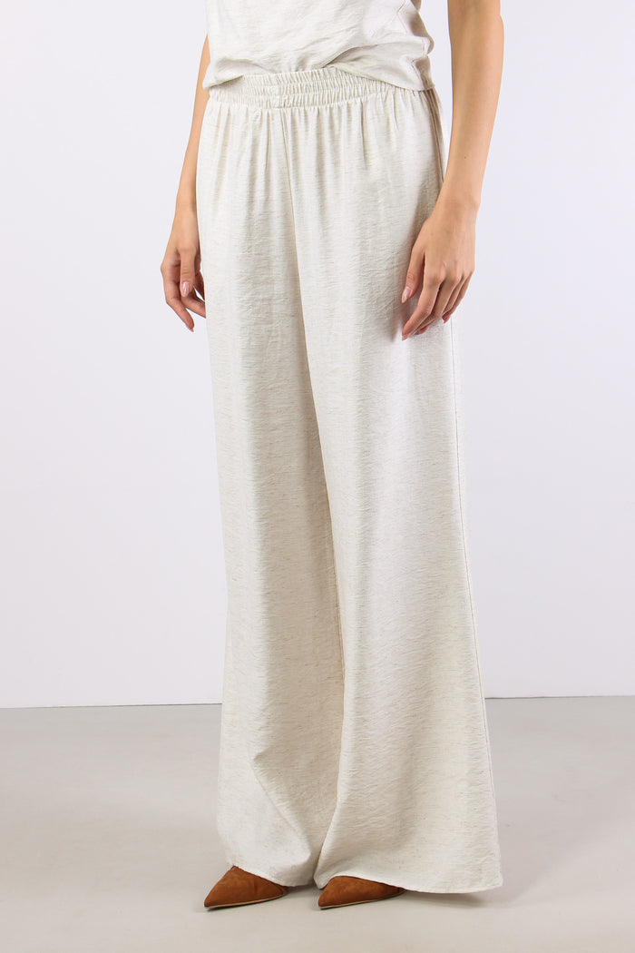 Pantalone Palazzo Misto Lino Naturale-3
