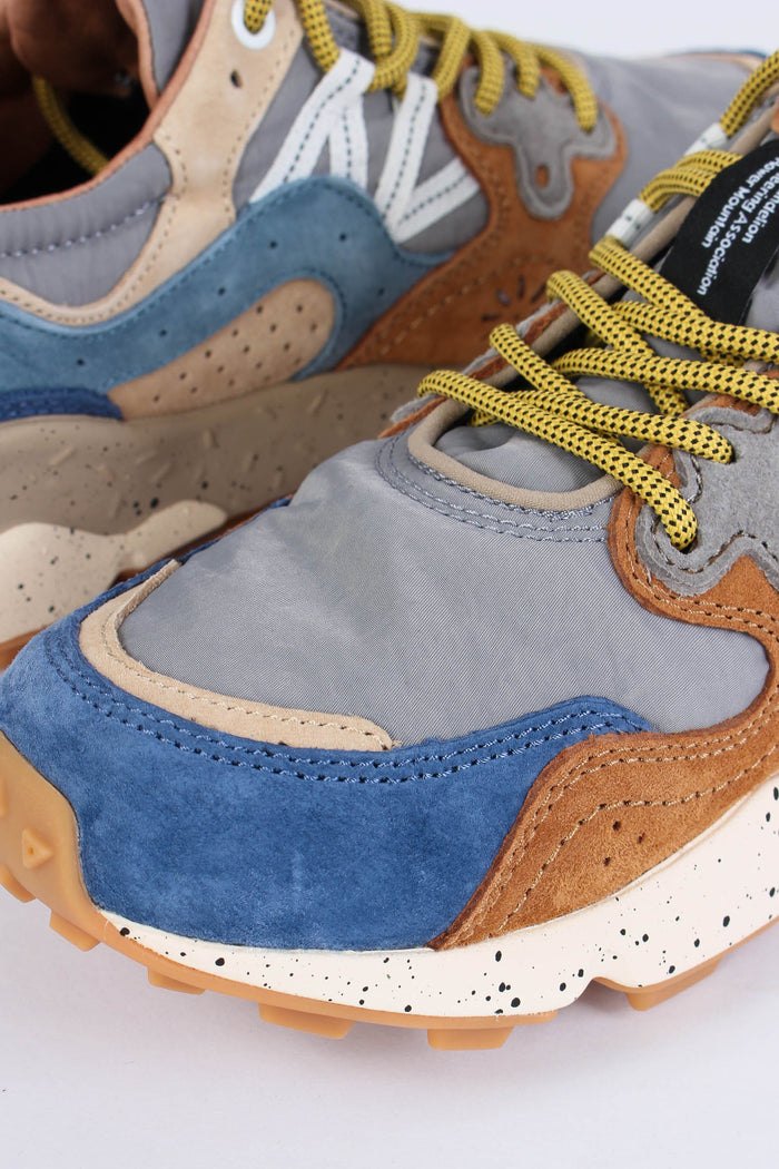 Sneakers Yamano Suede Nylon Brown/petrol-7