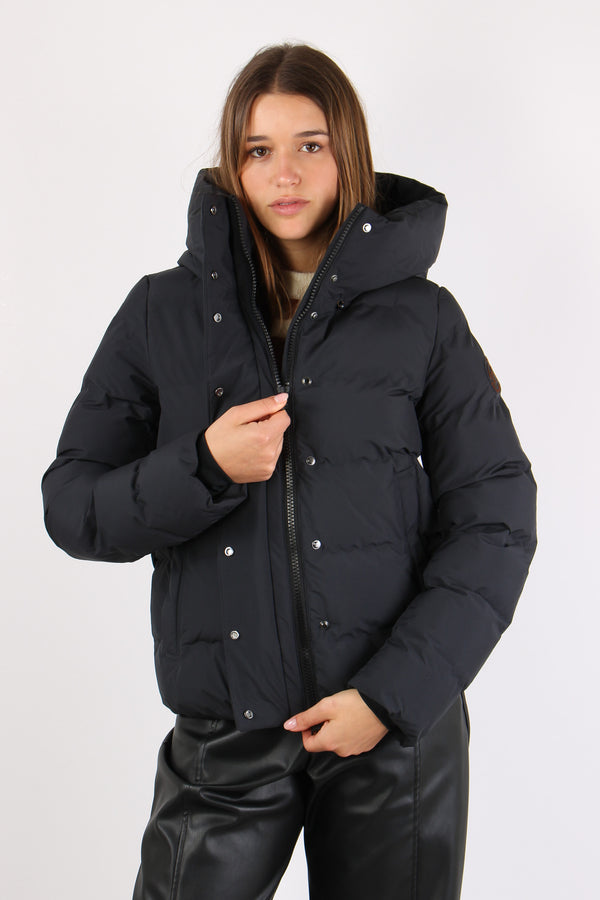 Arena Piumino Collo In Piedi Black-2