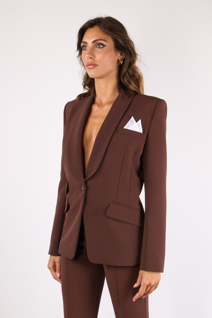 Tailleur Pantalone Zampa Coffee-9