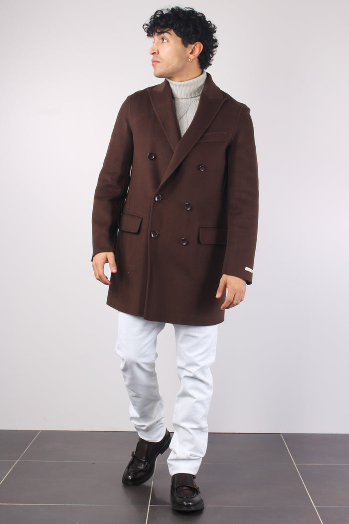 Gregorio Db Cappotto Doppiop Cioccolato