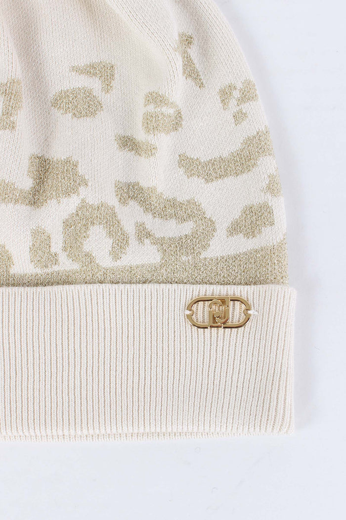 Cuffia Inserto Macula Bianco/gold-5