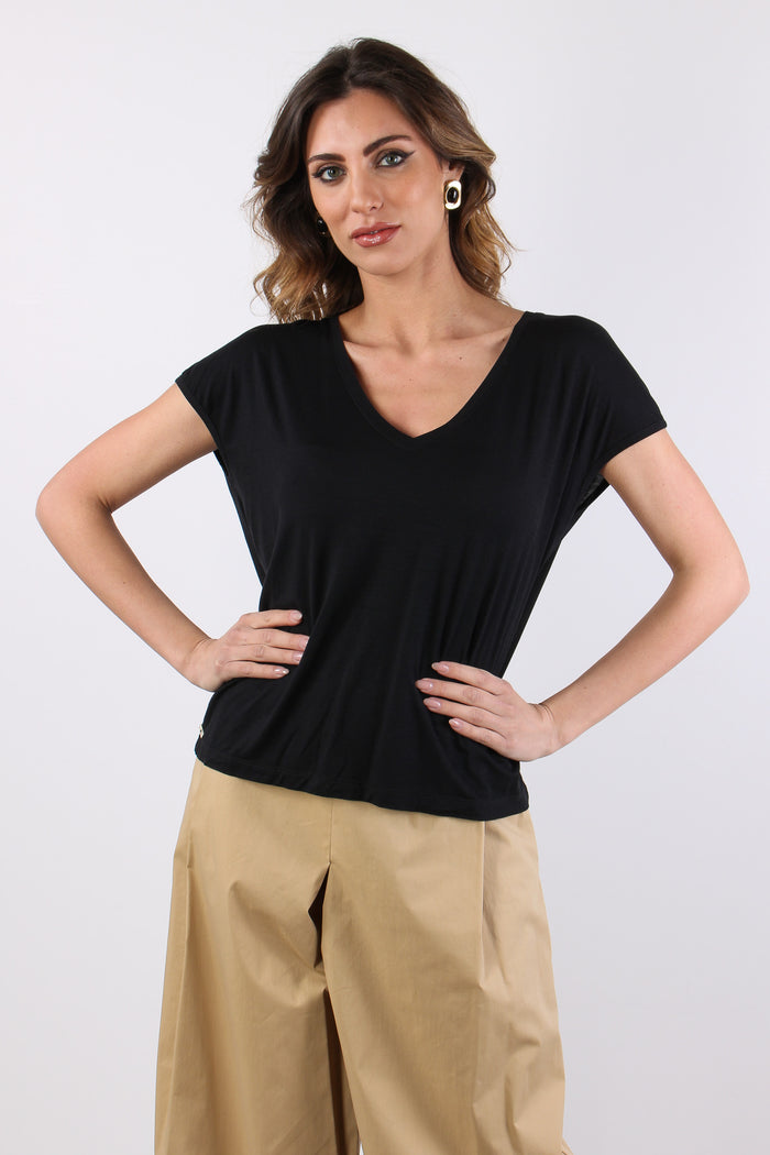 T-shirt Scavo V Nero-2