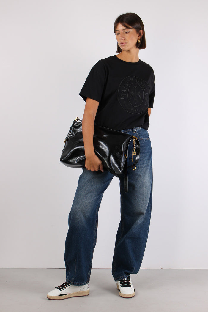 T-shirt Logo Nero-3