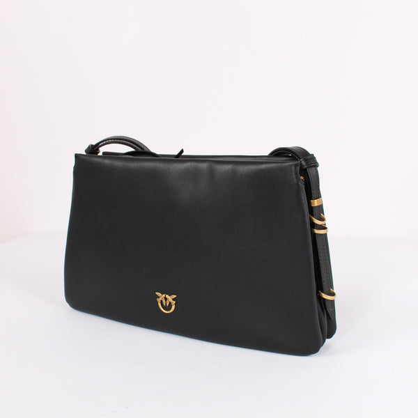 Tracolla Triplet 3 Scomparti Nero/gold-2