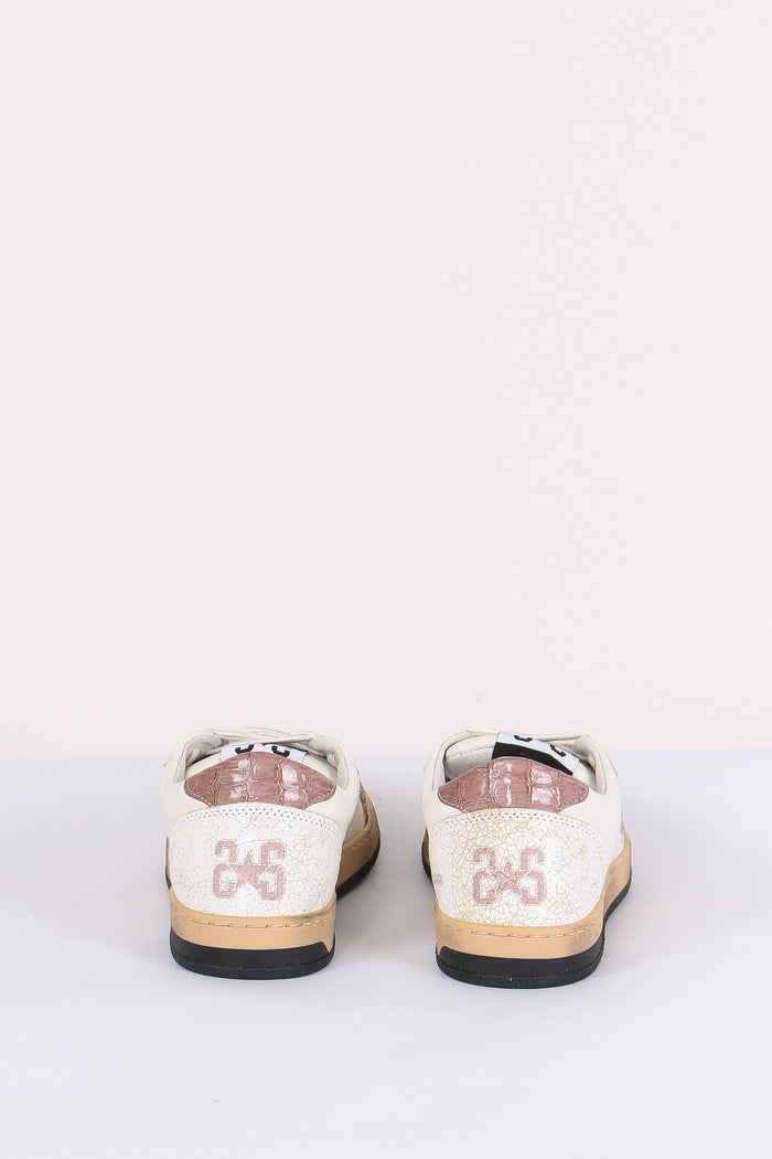 Sneakers Week Crosta Bianco/rosa-3