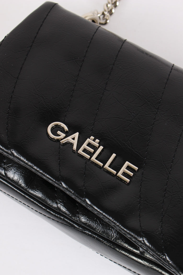 Tracolla Matelasse Vintage Nero-4