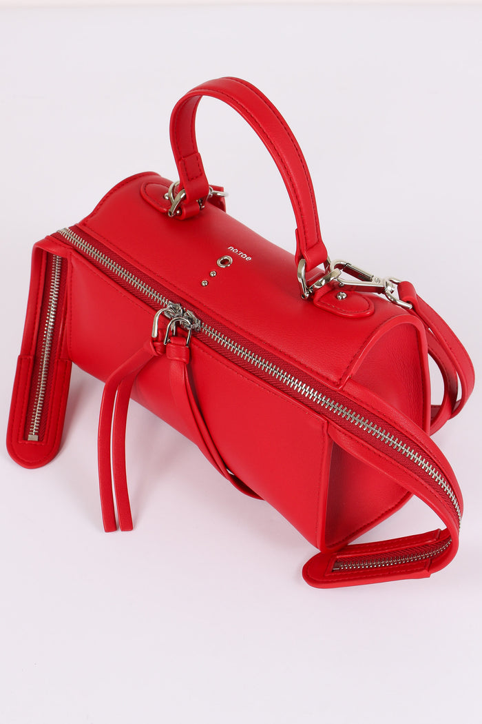 Metis Mini Bag Zip Frontale Blood-4