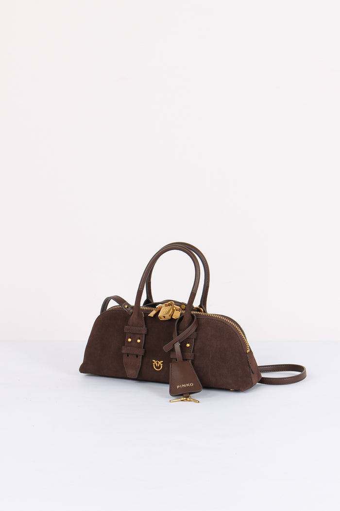 Bowling Bag Suede Marrone/castano-2