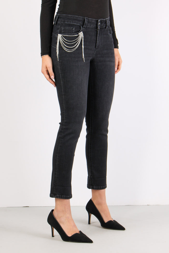 Denim Monroe Spilla Tasca Denim Black-7